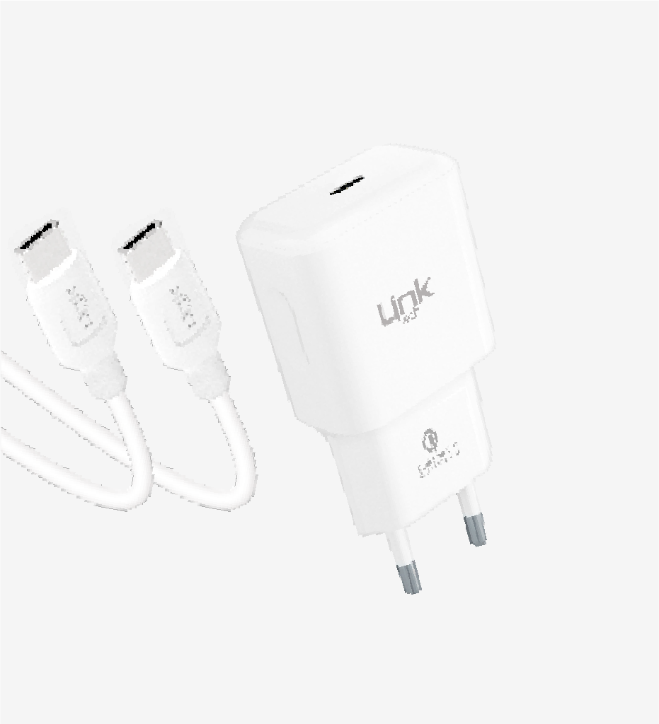 T455e Strong ECO Friendly 20W Charger With 60w Type-C Type-C Cable