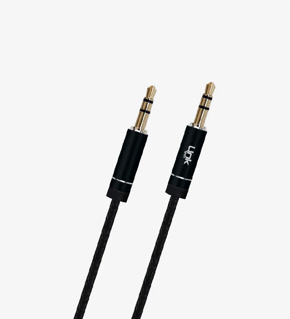 [LCK-A430-BLACK] A430 Çevre Dostu 1000mm 3.5mm → 3.5mm AUX Kablosu (Siyah).webp