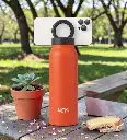 [LTB-BL10-ORANGE] BL10 MagPro Telefon Tutuculu Çelik Termos (24 Saat Soğuk - 12 Saat Sıcak ) (Turuncu).webp