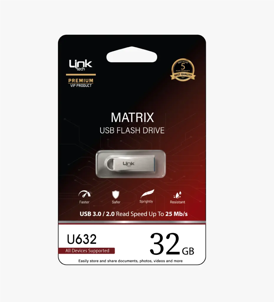 Premium Matrix Metal 32GB USB Flash Bellek