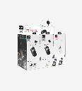 V81 Roller Vibratory Bluetooth Earphone Package