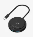 A200 Premium 6 in 1 Wireless Charge Pad, Type-C Hub and Card Reader