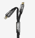K475 Mecha Style 120cm 65W+20W USB-C → Type-C + Lightning PD Fast Charging Y-Cable