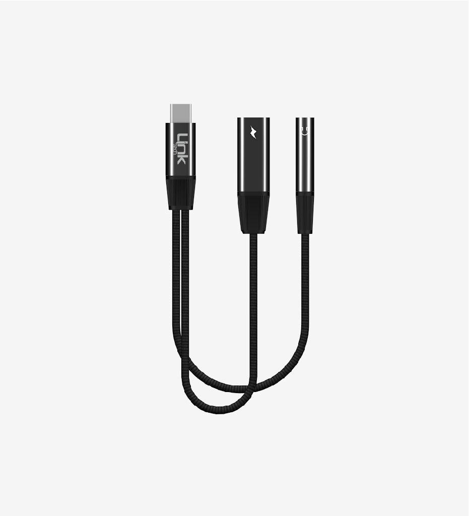 A202 USB-C to USB-C Female and 3.5mm Headphone jack Adapter
