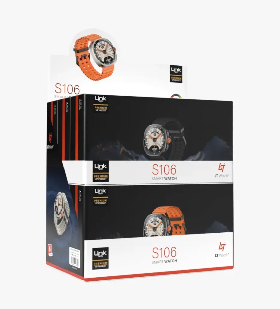 S106 Premium Amoled LT Watch Akıllı Saat 6'li Paket