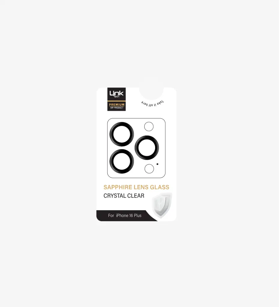 Sapphire Glass Lens Protector for iPhone 16 / 16 Plus