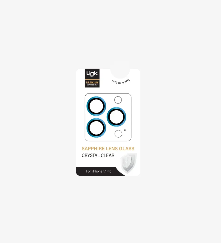 Sapphire Glass Lens Protector for iPhone 17 Pro