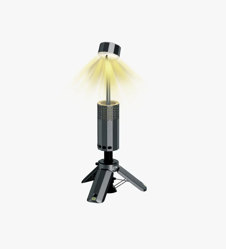 H887 Premium Tripod Camping Lamp – Telescopic Outdoor LED Light