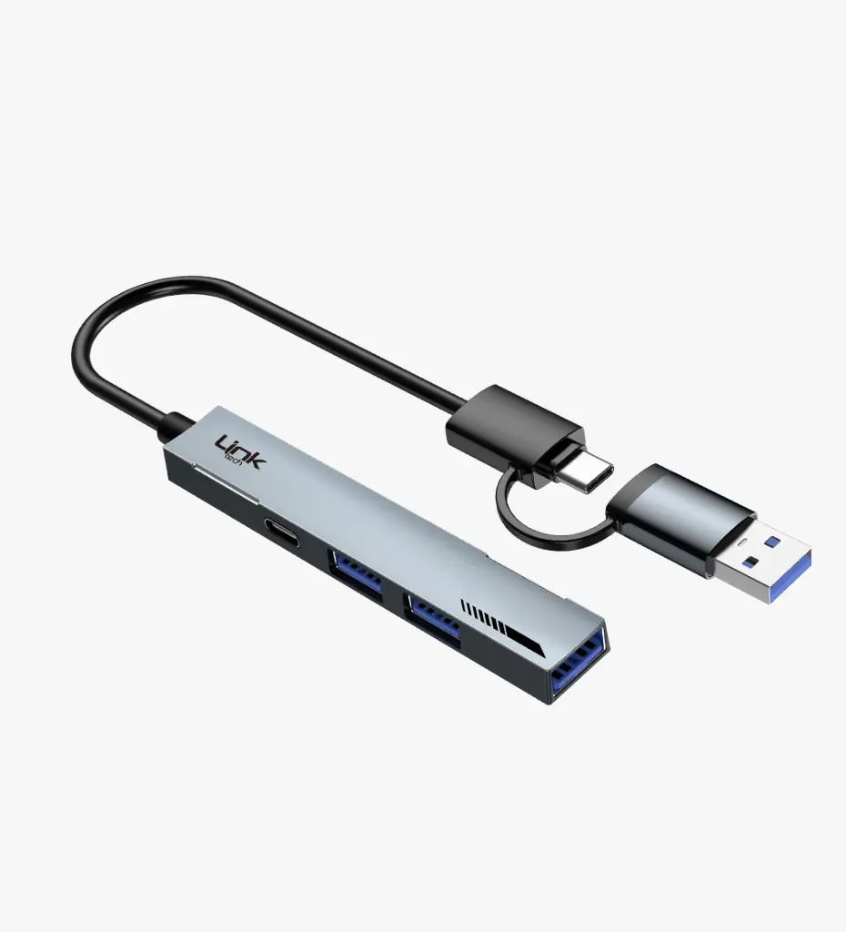 A210 4-in-1 USB-A, Type-C Hub Multiplier