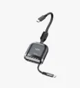 KN03 Tek Çekişte Fast 240W Manyetik Type-C - Type-C Geri Sarılabilir Kablo