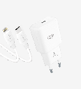 T456e Strong ECO Çevre Dostu 20W Tip-C Lightning Kablolu Şarj Adaptörü