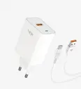 T457e Strong ECO Friendly PD 22.5W Super Fast Charger  with USB-A to Type-C Cable