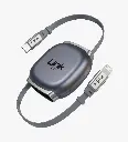 KN02 Hızlı 30W Tip-C - Lightning Manyetik Geri Çekilebilir Şarj Kablosu