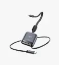 KN03 Tek Çekişte Fast 240W Manyetik Type-C - Type-C Geri Sarılabilir Kablo