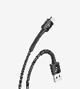 K551 Safe & Fast 1m Örgülü Metal Başlı Micro USB Şarj Kablosu