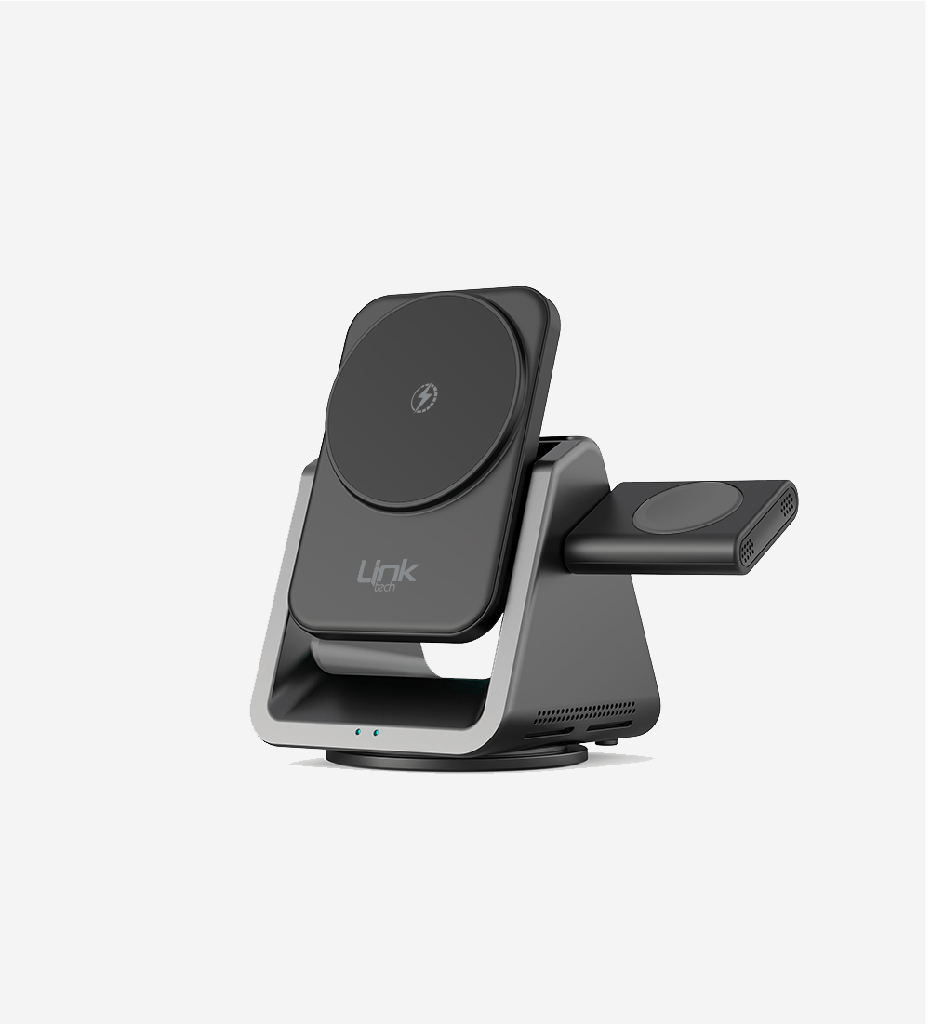 W798 3 IN 1 Wireless  Fast Charger Holder