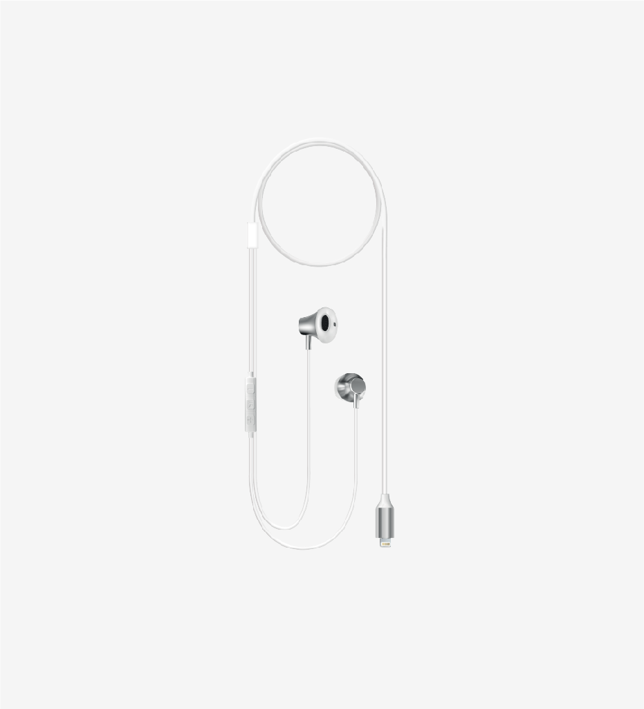 H545 Premium Süper Bas Earphone Kulak İçi Lightning Kablolu Kulaklık