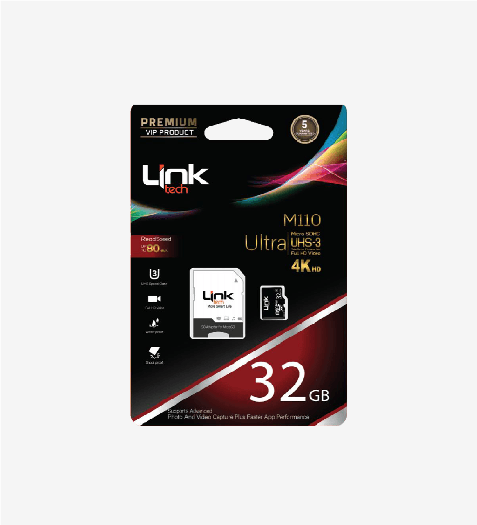 M110 Premium Micro SD Ultra 32 GB 4K Memory card