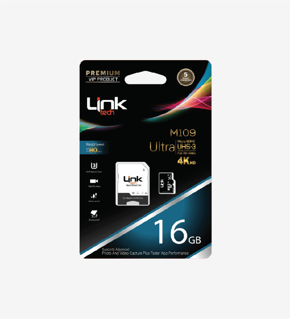 M109 16GB Mikro SD 4K Ultra Hafıza Kartı