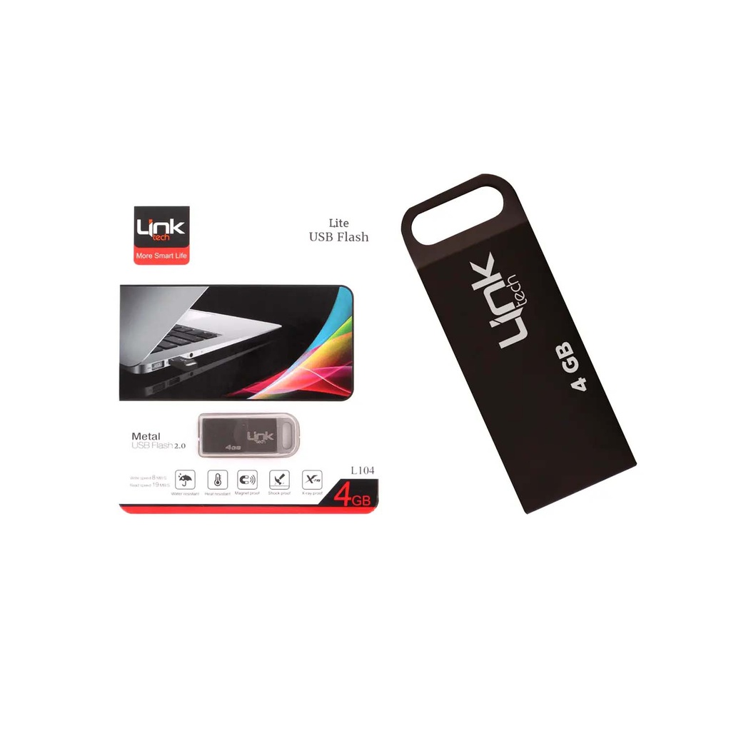 L104 Lite Metal 20mb/s 4GB USB Flash Bellek