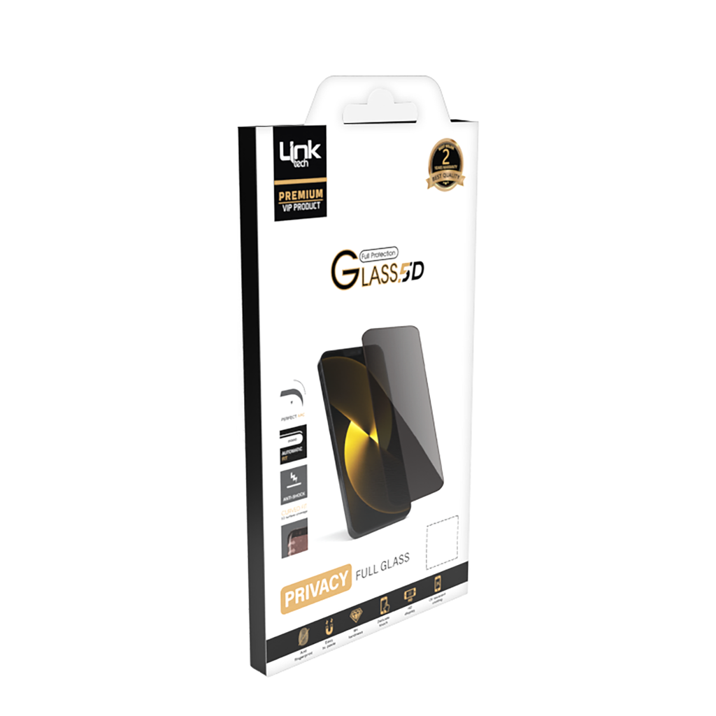 Premium Privacy 5D Glass Screen Protector For iPhone XS