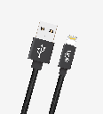 K544 Safe 30cm Metal Head iPhone Charger Cable