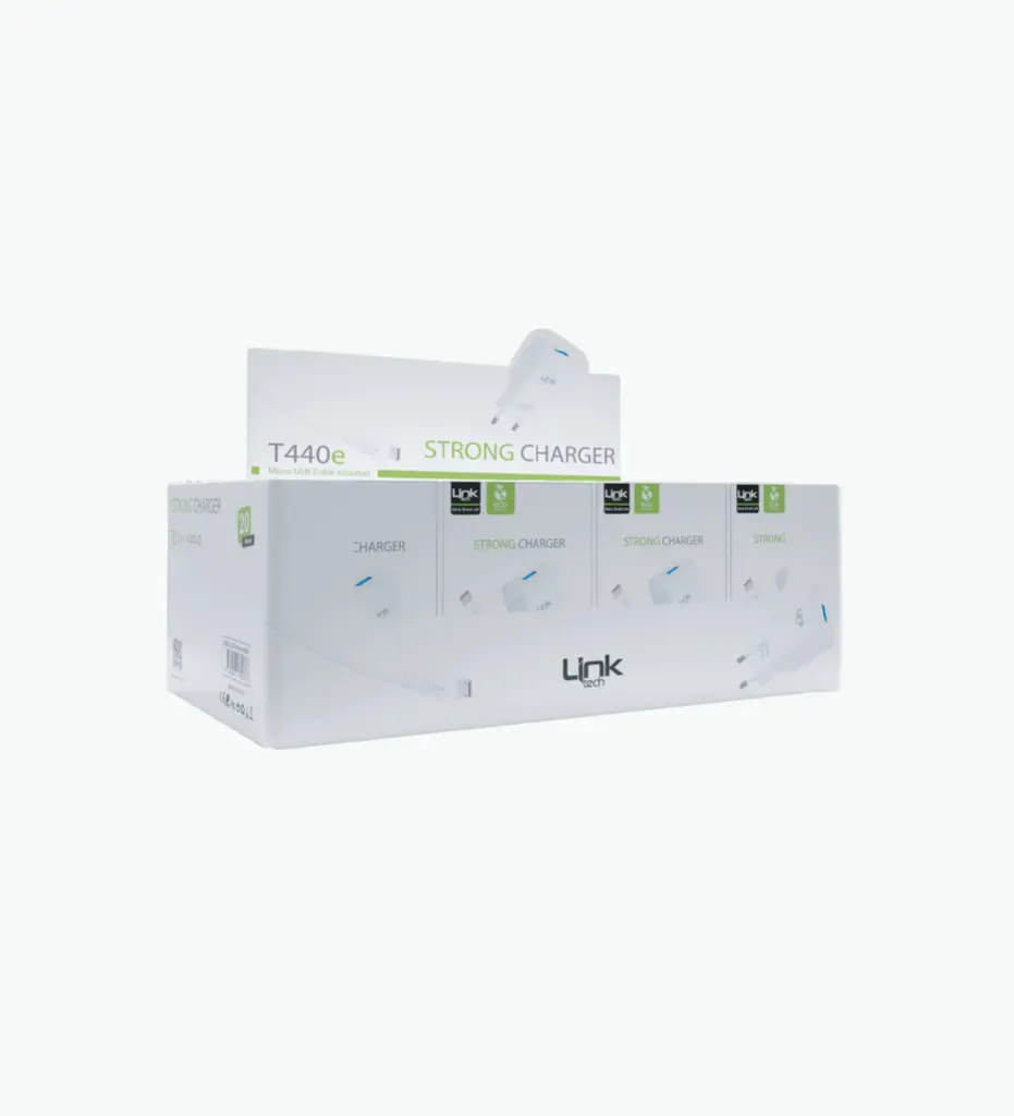 T440e Strong ECOLINKTECH 2.1A Micro Kablolu Şarj Aleti 20'li Paket