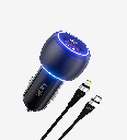 C685 Premium 60W PD30+ 30w Quick Car Charger With Mfi Lightning PD cable