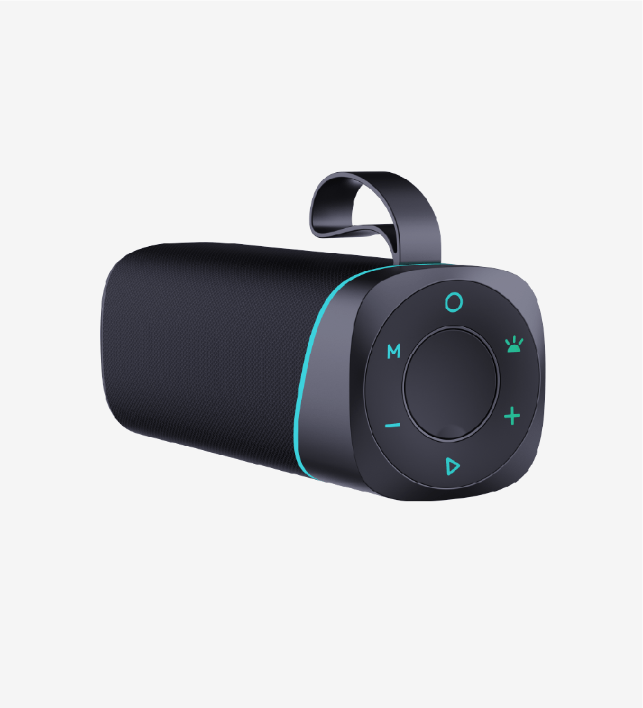 R125 Premium IPX4 Certified lighted Bluetooth Speaker