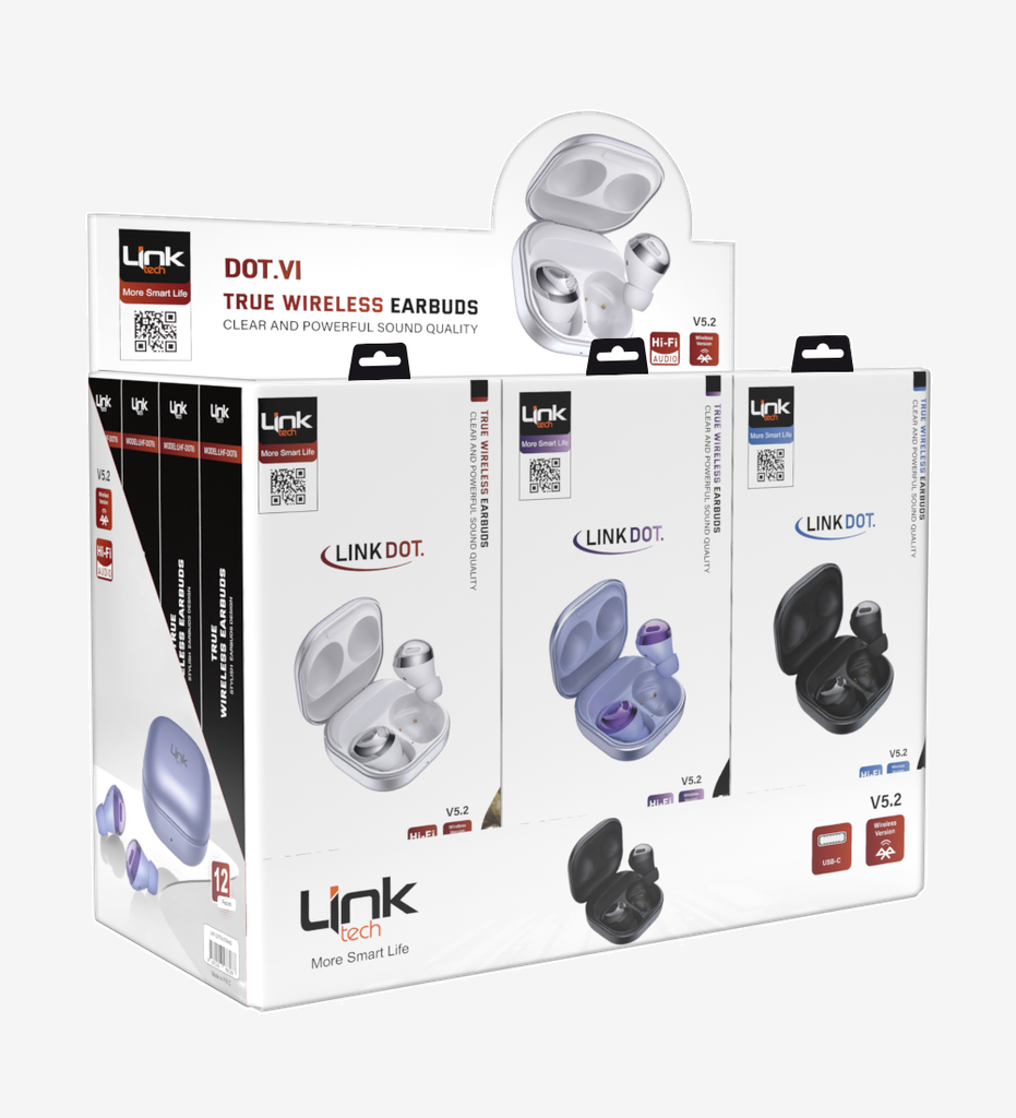 DOT6 Hi-Fi Süper Bas Spor Bluetooth Kulaklık 12'li Paket