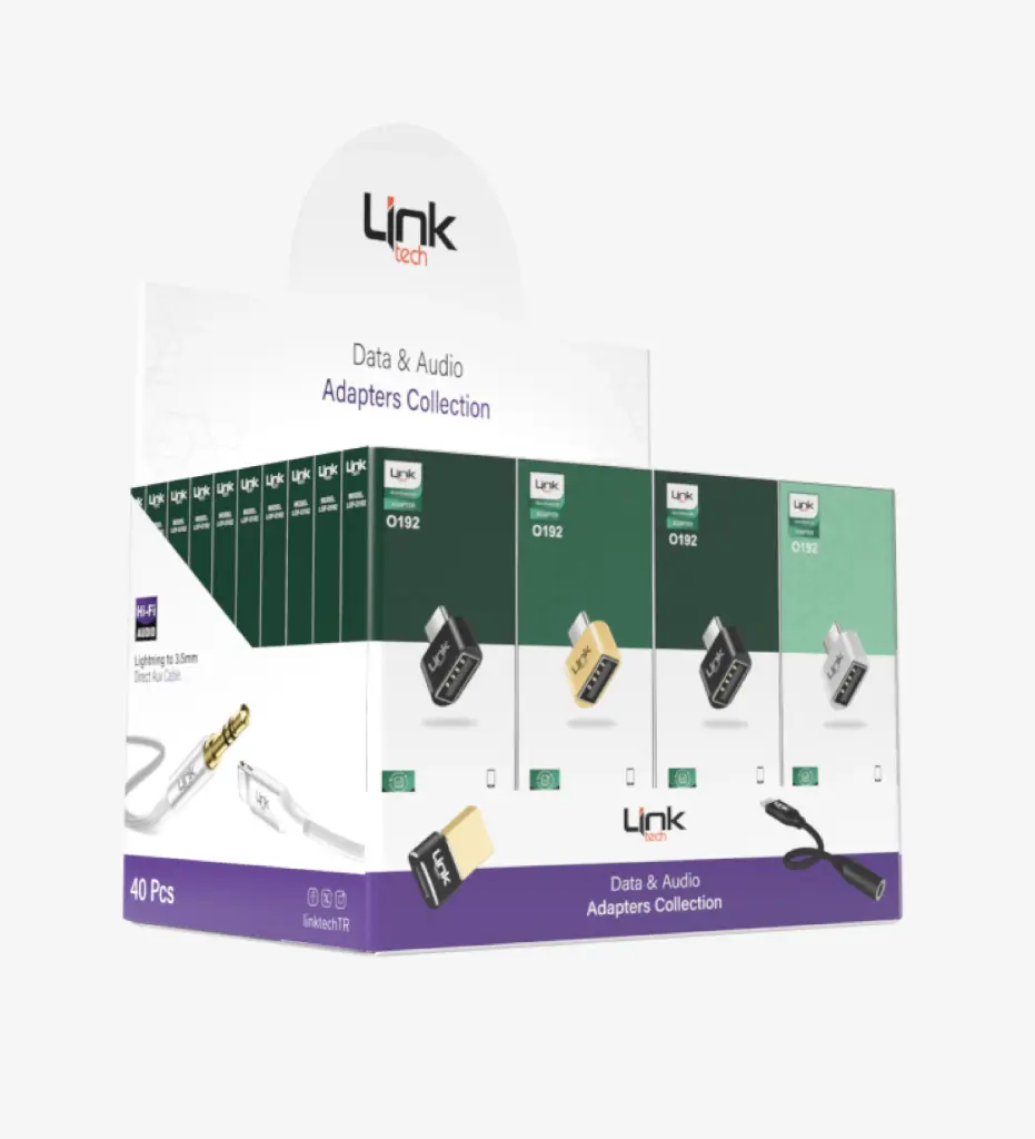 O192 USB-A → Tip-C Dönüştürücü 40'lı Paket