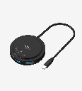 A200 Premium 6 in 1 Wireless Charge Pad, Type-C Hub and Card Reader