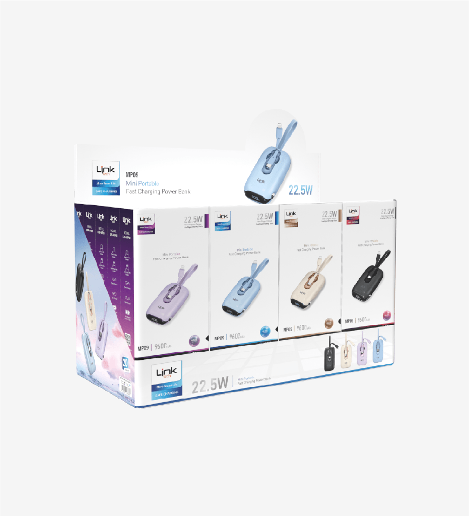 MP09 22.5W 9600 mAh FAST CHARGING Powerbank (20PCS Pack)