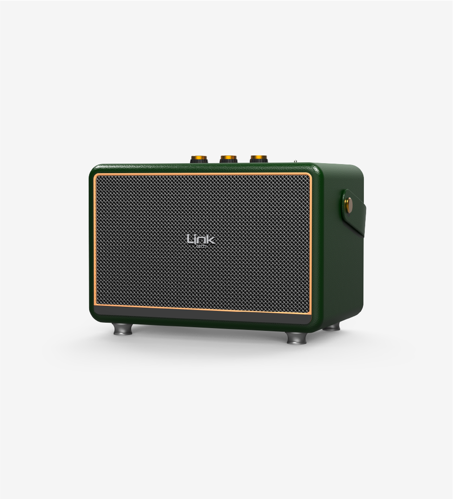 M407 Premium Mikrofonlu 50W Retro Bluetooth Hoparlör