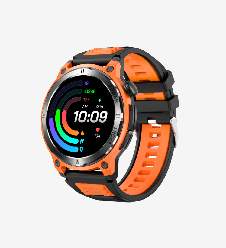 Linktech S93 Premium Super Amoled LT Watch Akıllı Saat - Turuncu