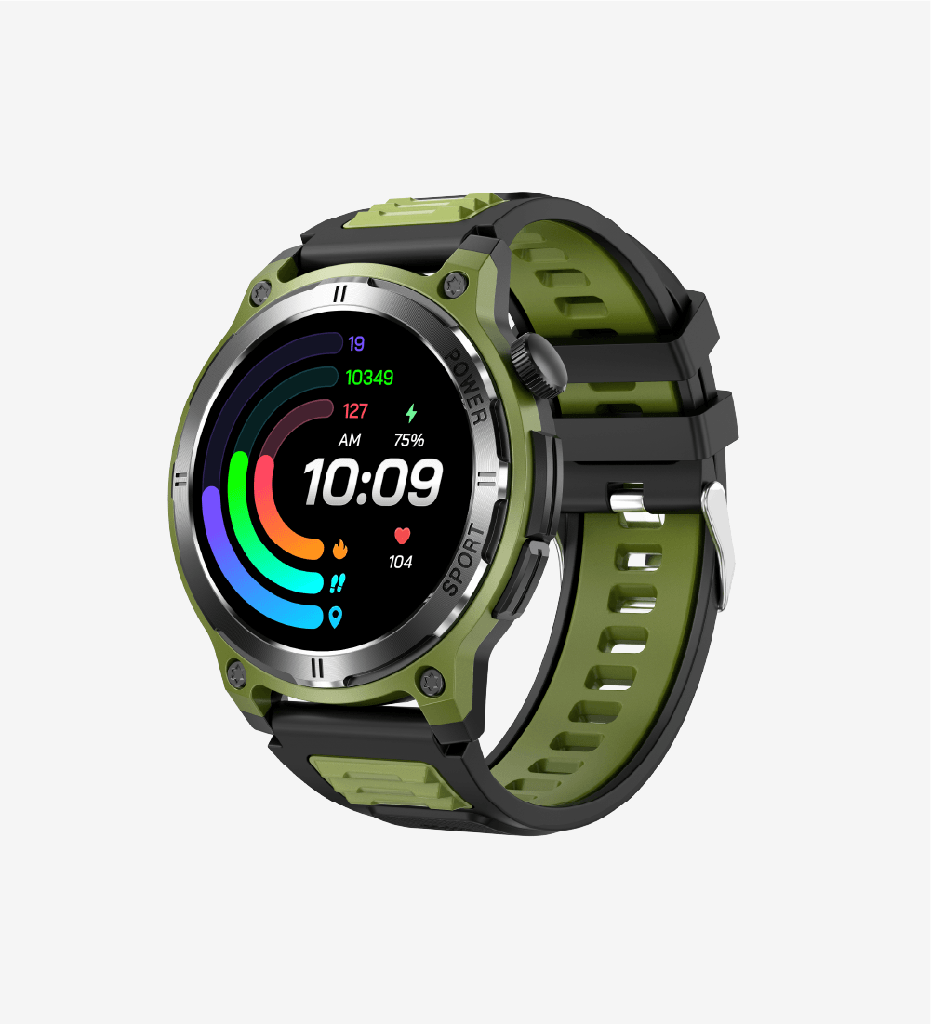 Linktech S93 Premium Super Amoled LT Watch Akıllı Saat - Yeşil