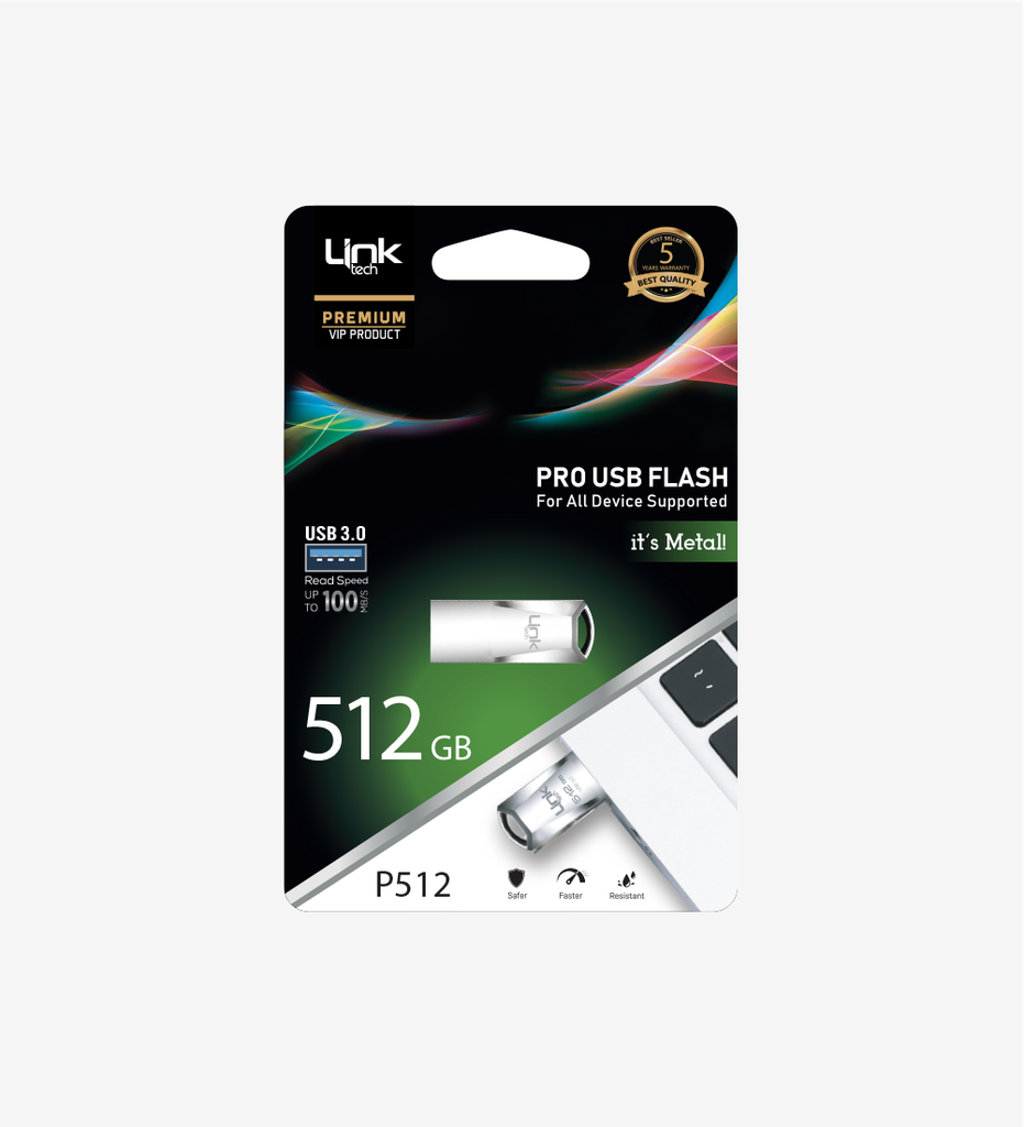 P512 Premium Pro 100mb/s 512GB USB 3.0 Flash Bellek