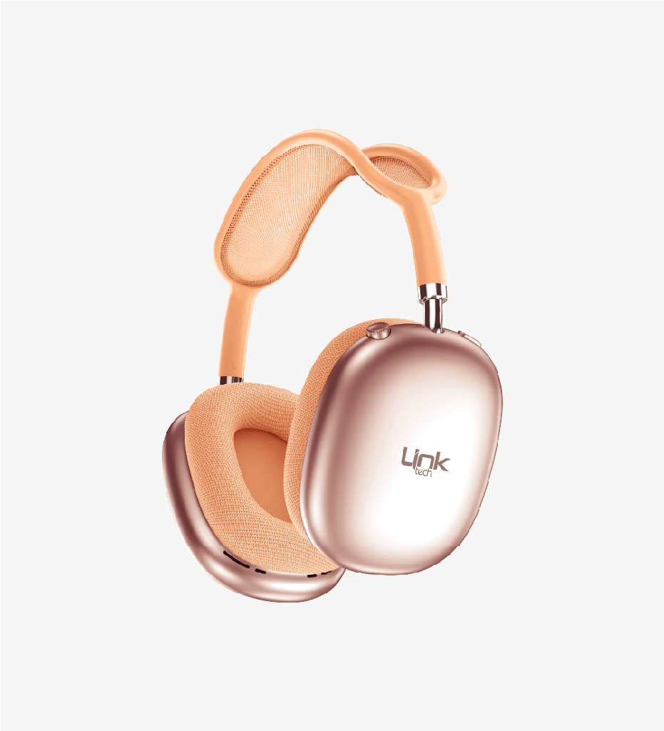 Linktech HP10 Turuncu Kulak Üstü Bluetooth Kulaklık