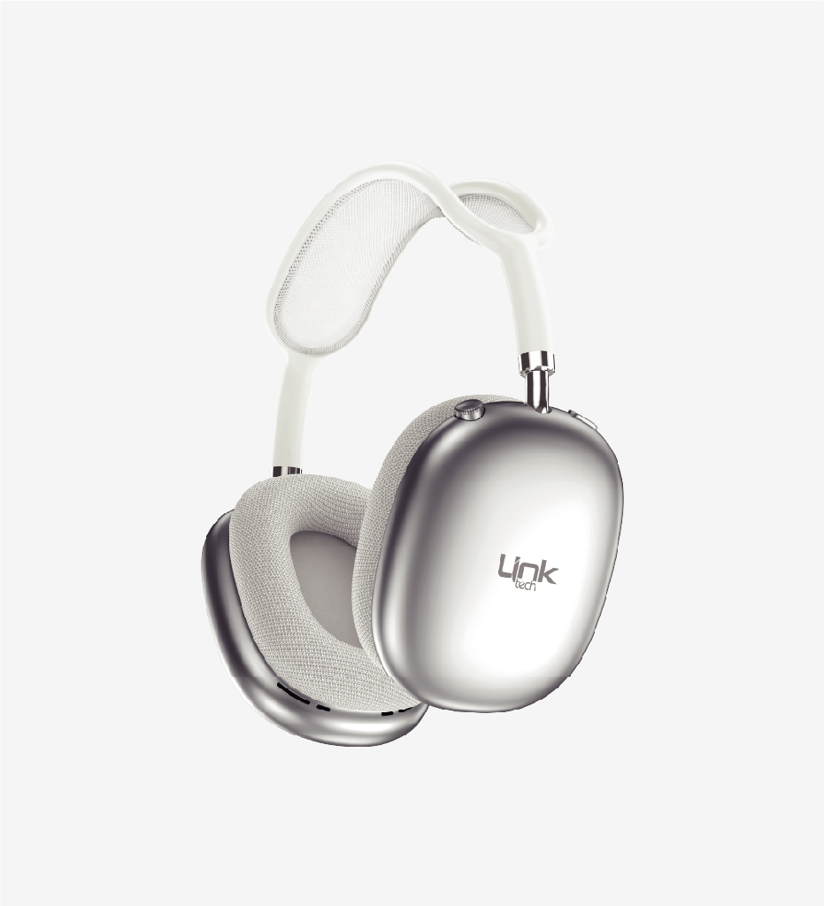 Linktech HP10 Gümüş Kulak Üstü Bluetooth Kulaklık