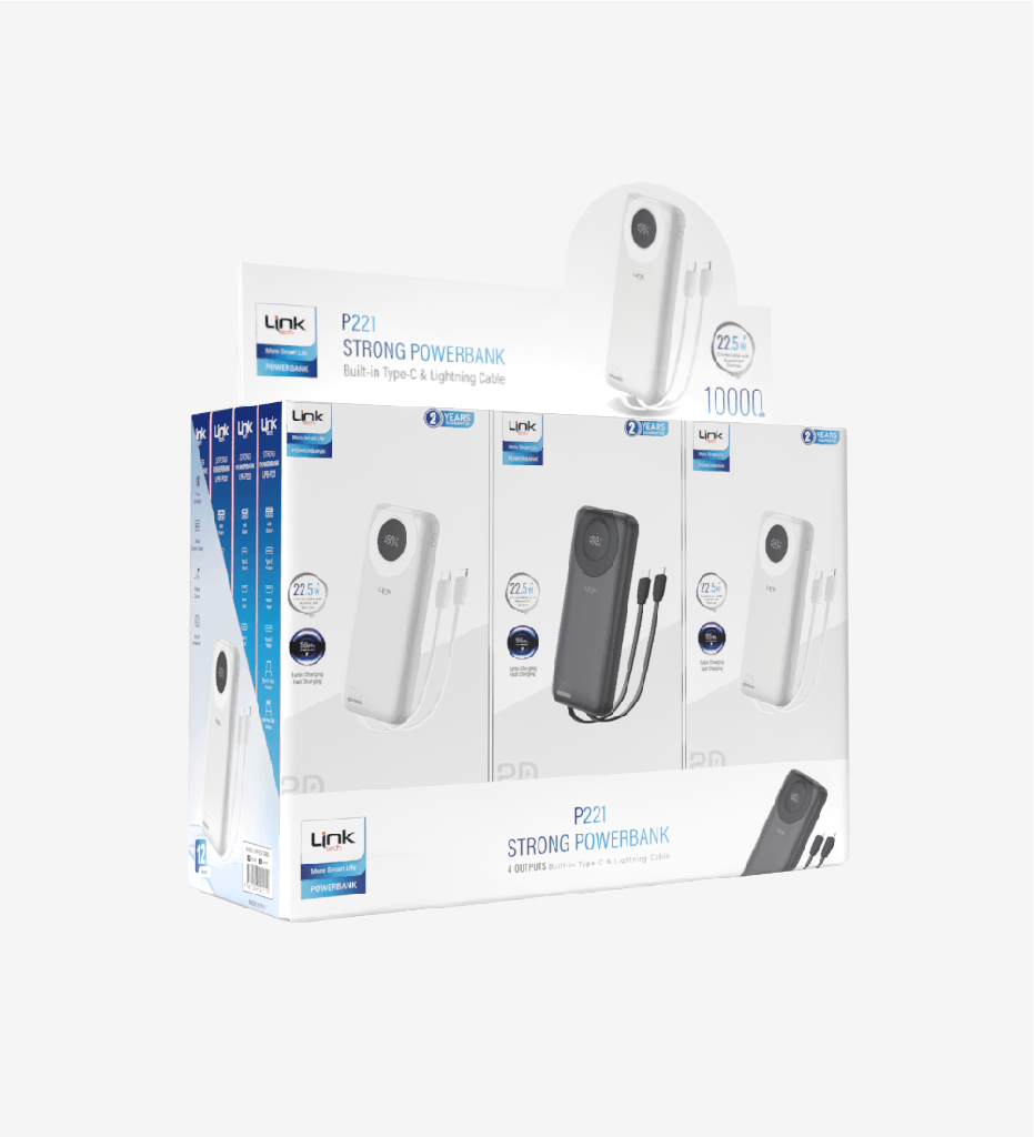 P221 Strong 22.5W 10000mAh Powerbank (12 Pieces)