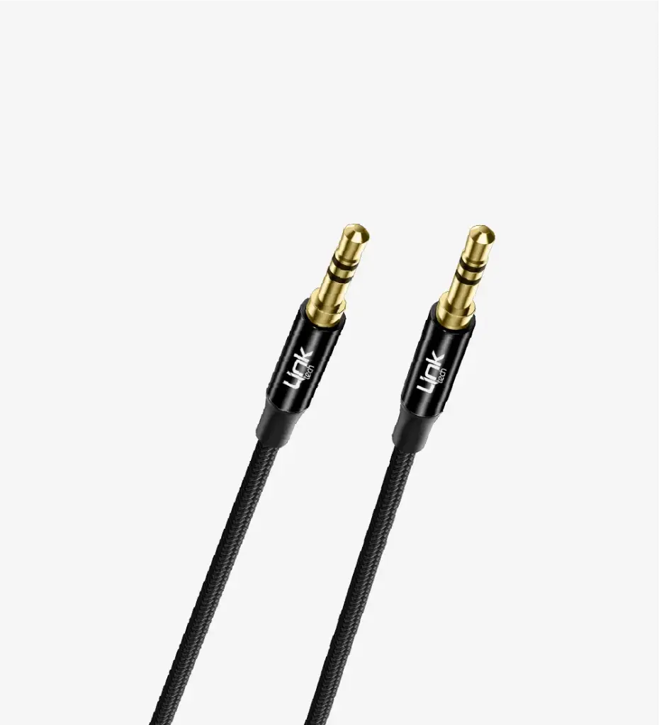 A584 1000m Braided 3.5mm → 3.5mm AUX Cable with Metal Jacks