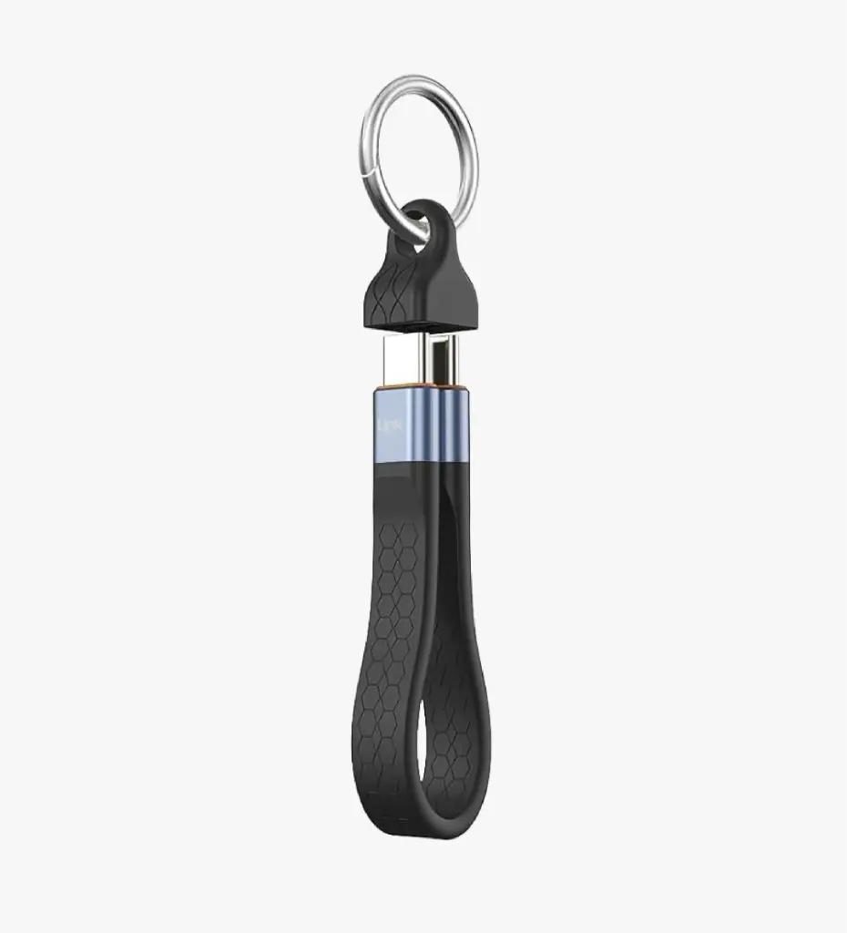 K623 Ultra Hızlı USB 4.0 USB-C To USB-C 240W Anahtarlık Şarj Kablosu