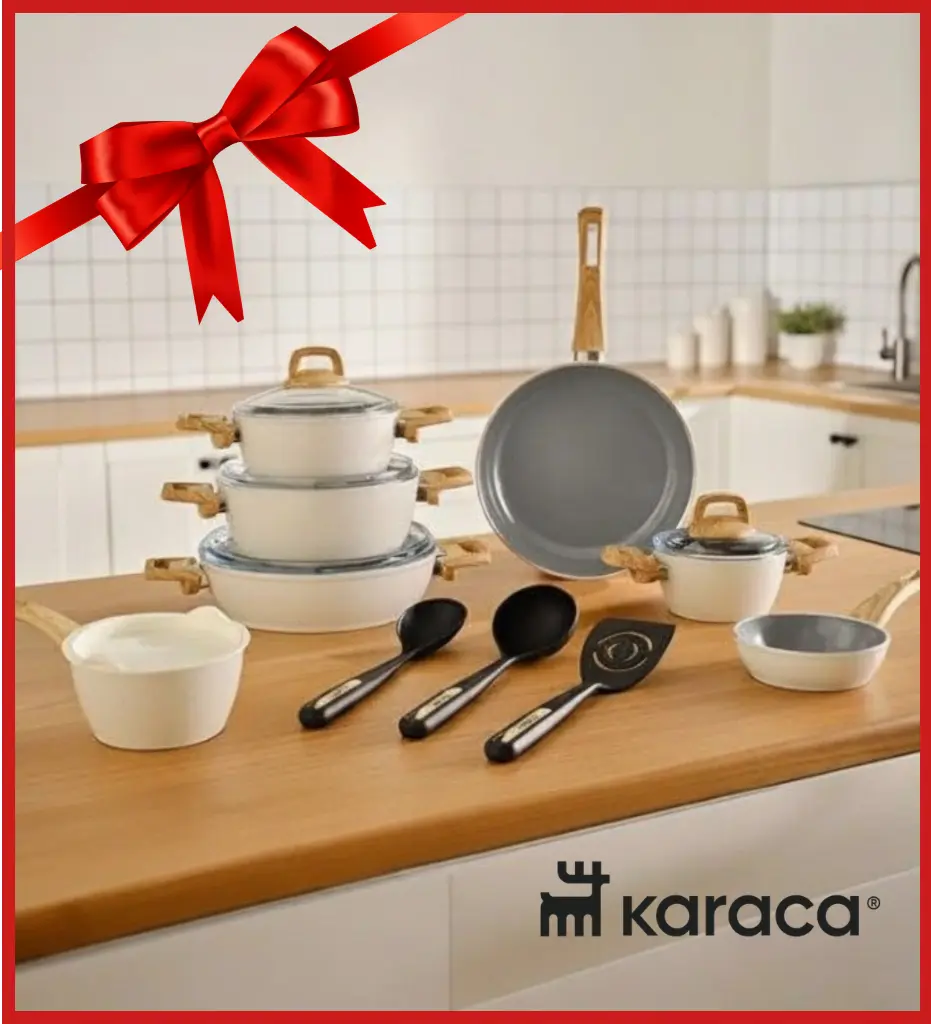 Ramazan Hediyesi: Karaca x Refika Swiss Crystal 15 Parça Tencere Seti