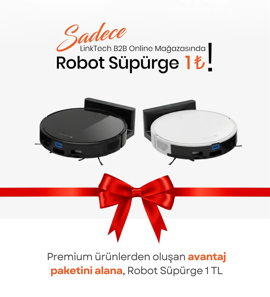 LinkTech Premium Paketi Alana Robot Süpürge 1₺