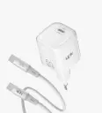 G866 Safe Type-C Kablolu 60W GaN AVS Hızlı Şarj Adaptörü