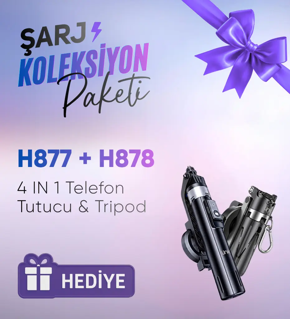 Temmuz Kampanyası: Şarj Koleksiyon Paketini Alana H878+H877 Hediye!