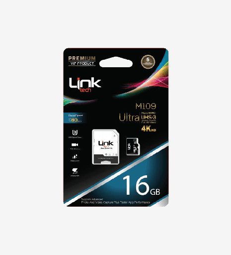 [LMC-M109/16GB] M109 16GB Mikro SD 4K Ultra Hafıza Kartı