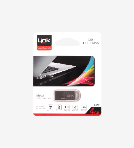 L104 Lite Metal 20mb/s 4GB USB Flash Bellek