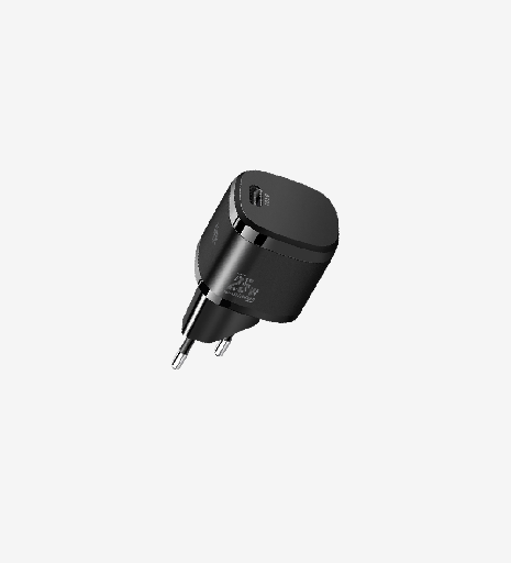 [LNG-G825] G825 Premium 25W USB-C Super SI Siyah Mini Şarj Adaptörü