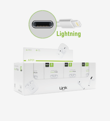 [LHF-AP01/20PCS] AP01 Akıllı Bluetooth Kulaklık / Lightning (20'li Paket)